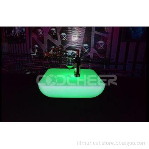 Luminous furniture Led lighted bar table Inside Use with CE